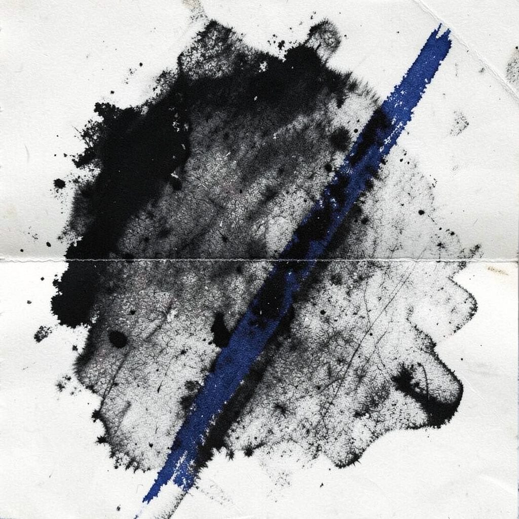 Collage conceptual en blanco y negro sobre medios y comunicación visual, de aire intelectual